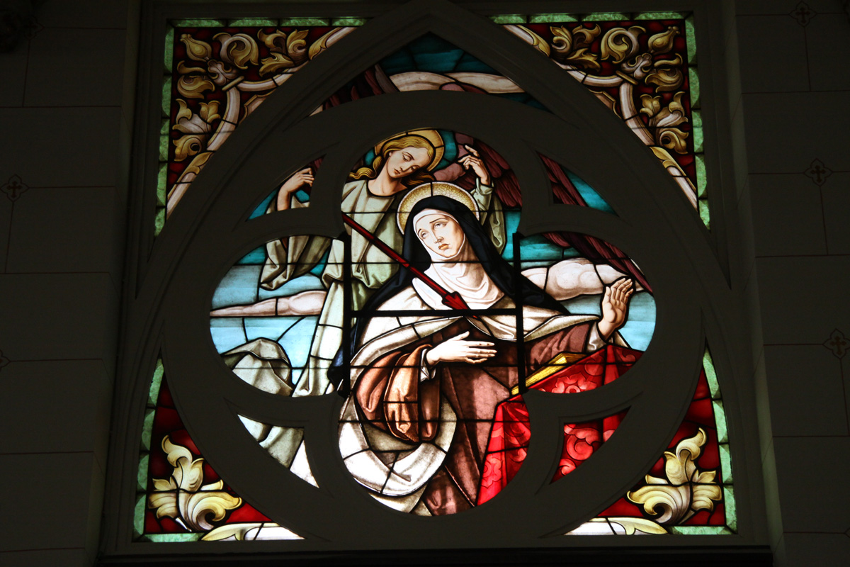 2009.- Restauración de todas la vidrieras de la iglesia de los Carmelitas de Amara en Donostia-San Sebastián en Gipuzkoa