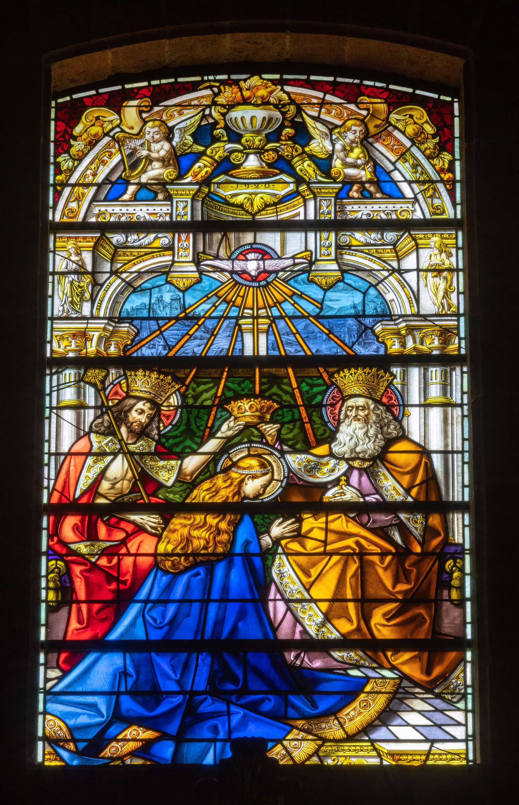 2022.- Restauración de todas las vidrieras de la Basílica de Nuestra Señora del Pino en  Teror, Gran Canaria